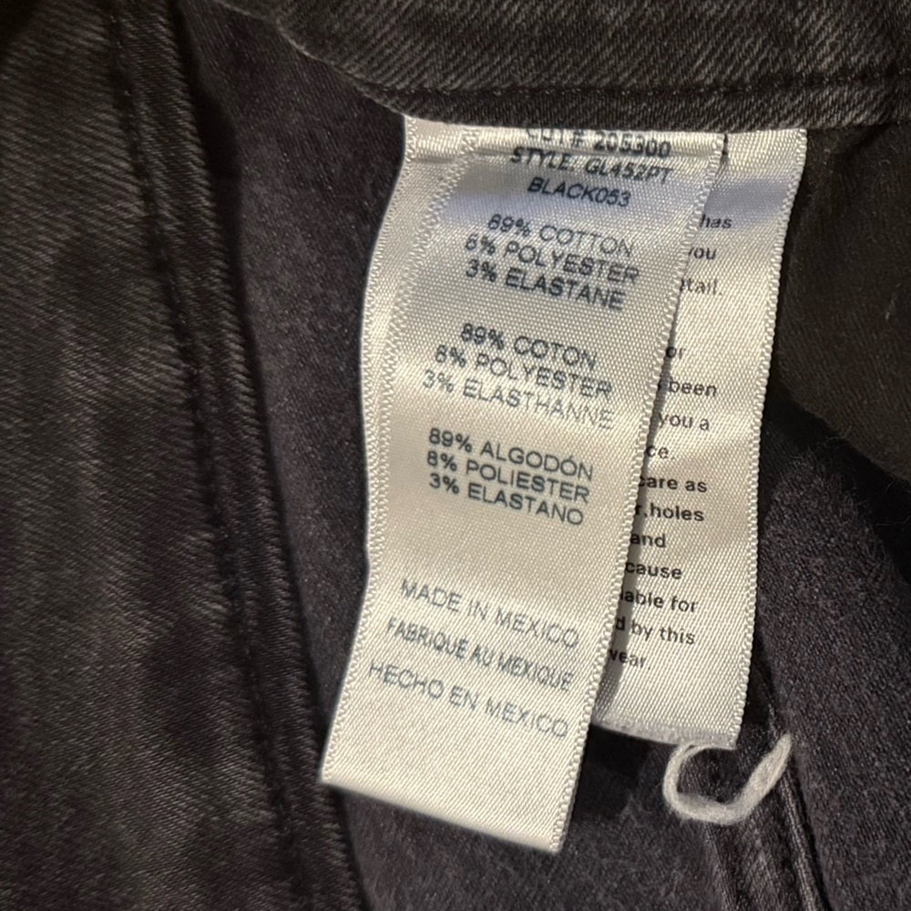 Good American good legs washed Black Jeans 27/4 - Picture 9 of 9